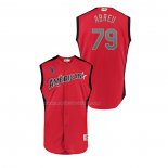 Maglia Baseball Bambino All Star 2019 Chicago White Sox Jose Abreu Player American League Rosso