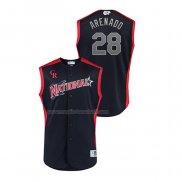 Maglia Baseball Bambino All Star 2019 Colorado Rockies Nolan Arenado Player National League Blu