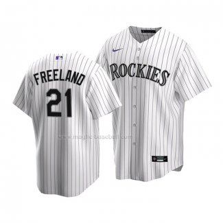 Maglia Baseball Bambino Colorado Rockies Kyle Freeland Replica Home 2020 Bianco