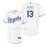 Maglia Baseball Bambino Kansas City Royals Salvador Perez Replica Home Bianco