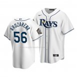 Maglia Baseball Bambino Tampa Bay Rays Randy Arozarena Home Replica 2020 Bianco