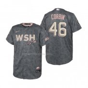 Maglia Baseball Bambino Washington Nationals Patrick Corbin 2022 City Connect Replica Grigio