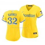 Maglia Baseball Donna Boston Red Sox Matt Barnes 2021 City Connect Replica Oro
