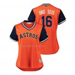 Maglia Baseball Donna Houston Astros Brian Mccann 2018 Llws Players Weekend Uno Seis Arancione