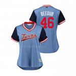 Maglia Baseball Donna Minnesota Twins Bobby Wilson 2018 Llws Players Weekend Beedub Blu