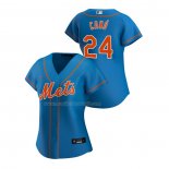 Maglia Baseball Donna New York Mets Robinson Cano Replica Alternato 2020 Blu