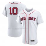 Maglia Baseball Uomo Boston Red Sox Trevor Story Home Autentico Bianco