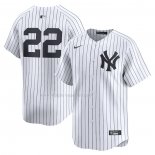 Maglia Baseball Uomo New York Yankees Juan Soto Home Limited Bianco
