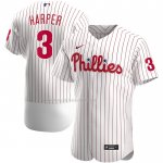 Maglia Baseball Uomo Philadelphia Phillies Bryce Harper Home Autentico Bianco