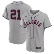 Maglia Baseball Uomo St. Louis Cardinals Matt Carpenter Alternato Replica Blu