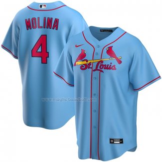 Maglia Baseball Uomo St. Louis Cardinals Matt Carpenter Alternato Replica Blu