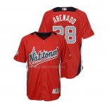 Maglia Baseball Bambino All Star 2018 Nolan Arenado Home Run Derby National League Rosso