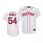 Maglia Baseball Bambino Boston Red Sox Martin Perez Replica 2021 Bianco