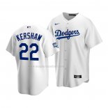 Maglia Baseball Bambino Los Angeles Dodgers Clayton Kershaw Home Replica 2020 Bianco