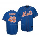 Maglia Baseball Bambino New York Mets Jacob Degrom Replica Cool Base Blu