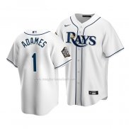 Maglia Baseball Bambino Tampa Bay Rays Willy Adames Home Replica 2020 Bianco