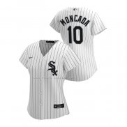 Maglia Baseball Donna Chicago White Sox Yoan Moncada Replica Home 2020 Bianco