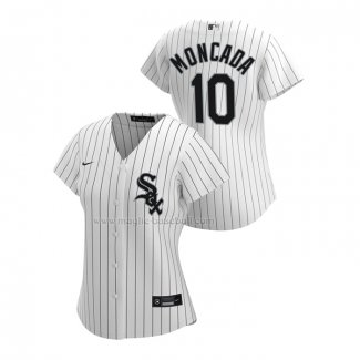 Maglia Baseball Donna Chicago White Sox Yoan Moncada Replica Home 2020 Bianco
