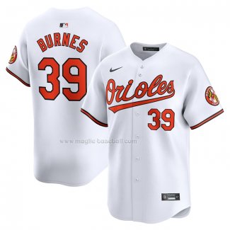 Maglia Baseball Uomo Baltimore Orioles Corbin Burnes Home Limited Bianco