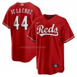 Maglia Baseball Uomo Cincinnati Reds Elly de La Cruz Big Tall Alternato Replica Rosso