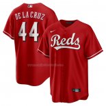 Maglia Baseball Uomo Cincinnati Reds Elly de La Cruz Big Tall Alternato Replica Rosso