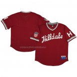 Maglia Baseball Uomo Hilldale Club Rings & Crwns Mesh Replica V-neck Rosso