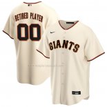 Maglia Baseball Uomo San Francisco Giants Pick-A-Player Retired Roster Home Replica Crema