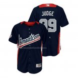 Maglia Baseball Bambino All Star 2018 Aaron Judge Home Run Derby American League Blu