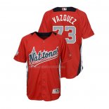 Maglia Baseball Bambino All Star 2018 Felipe Vazquez Home Run Derby National League Rosso