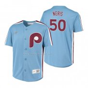 Maglia Baseball Bambino Philadelphia Phillies Hector Neris Cooperstown Collection Road Blu