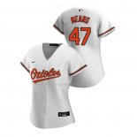 Maglia Baseball Donna Baltimore Orioles John Means Replica Home 2020 Bianco
