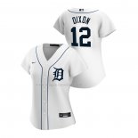 Maglia Baseball Donna Detroit Tigers Brandon Dixon Replica Home 2020 Bianco