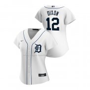 Maglia Baseball Donna Detroit Tigers Brandon Dixon Replica Home 2020 Bianco