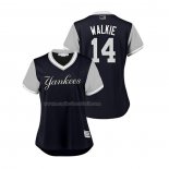 Maglia Baseball Donna New York Yankees Neil Walker 2018 Llws Players Weekend Walkie Blu
