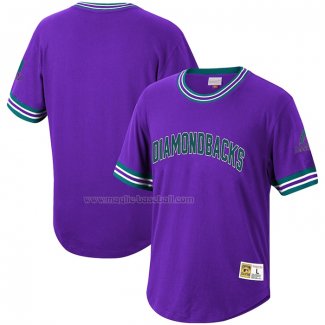 Maglia Baseball Uomo Arizona Diamondbacks Mitchell & Ness Cooperstown Collection Wild Pitch Viola