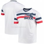 Maglia Baseball Uomo Chicago White Sox Cooperstown Collection V-neck Bianco