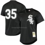 Maglia Baseball Uomo Chicago White Sox Frank Thomas Mitchell & Ness Cooperstown Mesh Batting Practice Nero