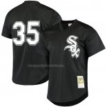 Maglia Baseball Uomo Chicago White Sox Frank Thomas Mitchell & Ness Cooperstown Mesh Batting Practice Nero