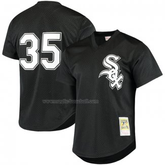 Maglia Baseball Uomo Chicago White Sox Frank Thomas Mitchell & Ness Cooperstown Mesh Batting Practice Nero