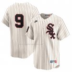 Maglia Baseball Uomo Chicago White Sox Minnie Minoso Throwback Cooperstown Limited Crema