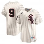 Maglia Baseball Uomo Chicago White Sox Minnie Minoso Throwback Cooperstown Limited Crema