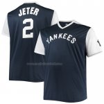 Maglia Baseball Uomo New York Yankees Derek Jeter Cooperstown Collection Player Replica Blu