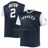Maglia Baseball Uomo New York Yankees Derek Jeter Cooperstown Collection Player Replica Blu