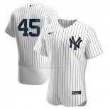 Maglia Baseball Uomo New York Yankees Gerrit Cole Home Autentico Bianco