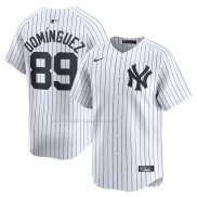 Maglia Baseball Uomo New York Yankees Jasson Dominguez Home Limited Bianco