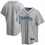 Maglia Baseball Uomo Seattle Mariners Road Replica Grigio