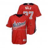 Maglia Baseball Bambino All Star 2018 Aaron Nola Home Run Derby National League Rosso
