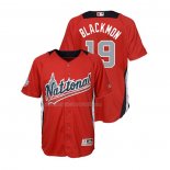 Maglia Baseball Bambino All Star 2018 Charlie Blackmon Home Run Derby National League Rosso