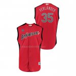 Maglia Baseball Bambino All Star 2019 Houston Astros Justin Verlander Player American League Rosso Maglia Baseball Bambino All Star 2019 Houston Astros Justin Verlander Player American League Rosso
