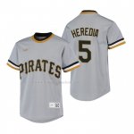 Maglia Baseball Bambino Pittsburgh Pirates Guillermo Heredia Cooperstown Collection Road Grigio Maglia Baseball Bambino Pittsburgh Pirates Guillermo Heredia Cooperstown Collection Road Grigio